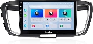 Dasaita 8GB+256GB Head Unit for Honda Accord 2013-2017 with Wireless Carplay & Android Auto, 8-Core Android 13 Car Stereo GPS Navigation, Plug & Play 10.2'' Radio, Voice Control, Bluetooth 5.0