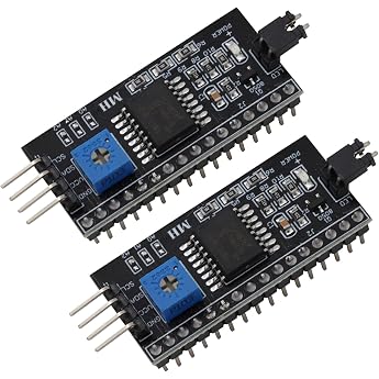 I2C IIC Serial Interface Adapter Plate for LCD Display 1602 and 2004 Pack of 2