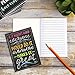 Paper Junkie 12-Pack Mini Mindset & Inspirational Notebooks - 3.5 x 5 In Black Softcover - Growth Mindset & Motivational Quotes - Pocket Journal for Students & Employees - Office & School Supplies