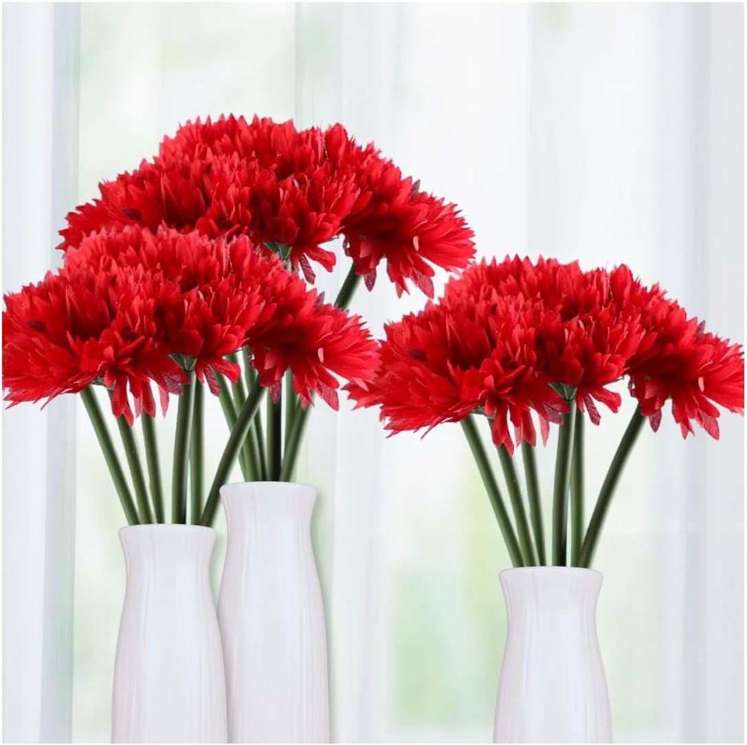 Factory Direct Craft Artificial Peach Aster Flowers - (3 Pieces) The Silk Flowers Can Be Placed in a Container for an Instant Flower Arrangement or Centerpiece