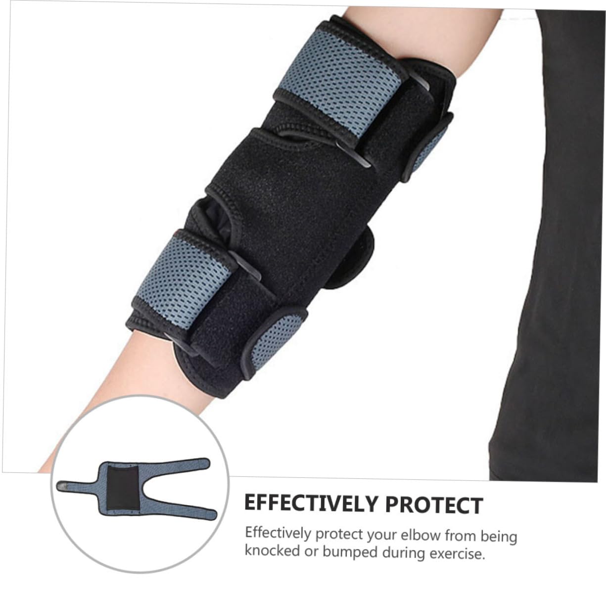 SUPVOX 2pcs Sports Elbow Protector Elastic Support and Dual Plate Stabilization Unisex Elbow Guard for Injury Prevention and Enhanced Comfort during Activities