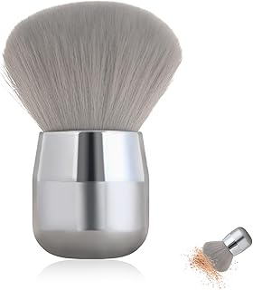 Brocha suelta para polvo grande, color rosa, ...