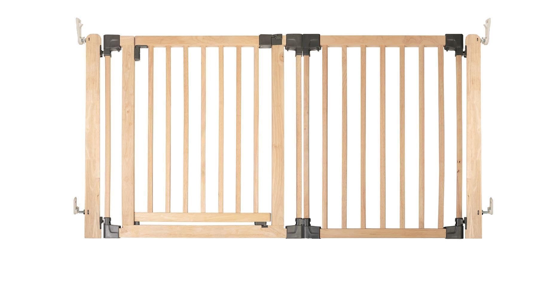 Safetots - Wooden Multi Panel Room Divider - 76cm Tall - Brown