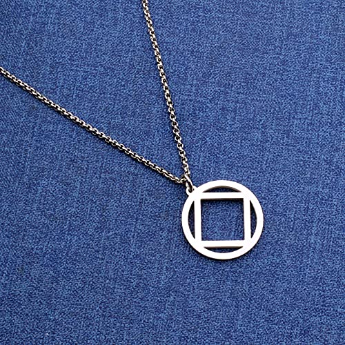 Recovery Gifts NA Jewelry Narcotics Anonymous Necklace Keychain 12 Step Addict Jewelry Recovery Sobriety Gift4
