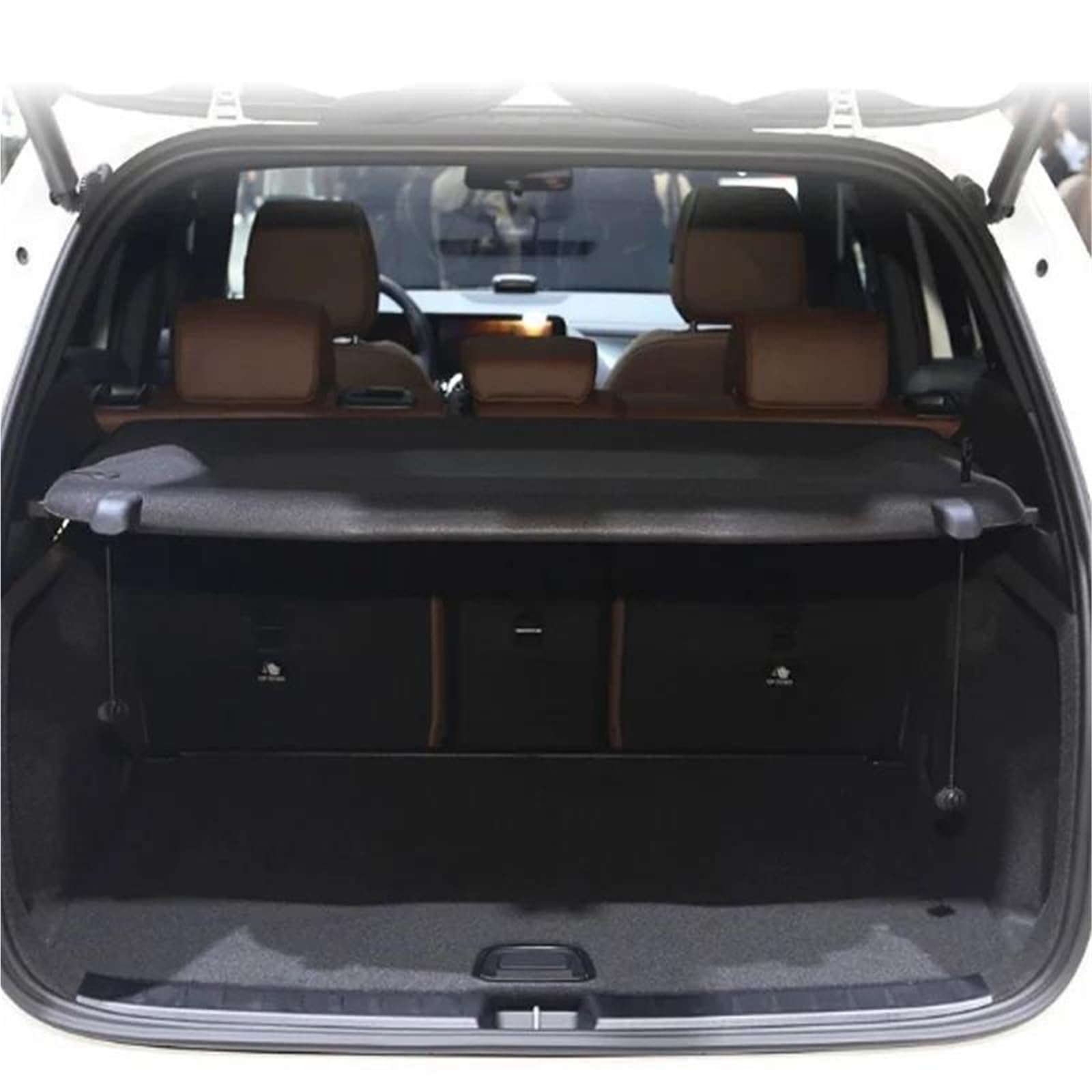 Générique Cache-Bagages Organisateur De Couverture Rideau Coffre pour Benz GLA 2021 – 2025 H247 MK2 Cloison Support Arrière Abri Stockage Fret Pare-Soleil Pare-Soleil Coffre Arrière