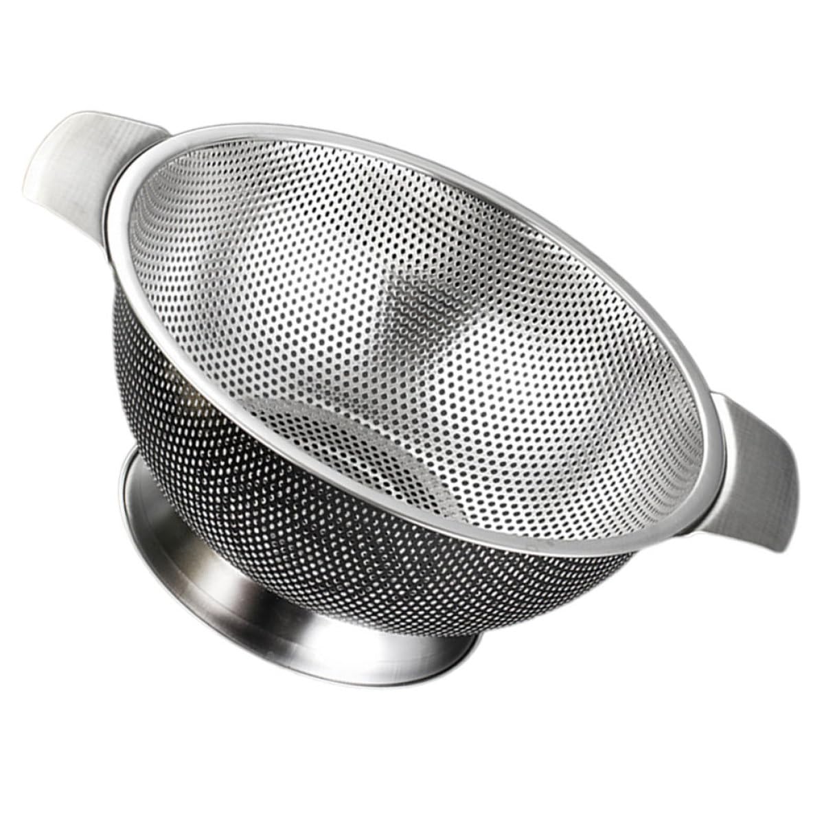 SHINEOFI Colador de Arroz de Acero Inoxidable 255 CM Cesta Escurridora Multifuncional para Lavar Verduras y Frutas Cedazo de Malla Fina para Cocina Doméstica Utensilio de Drenaje