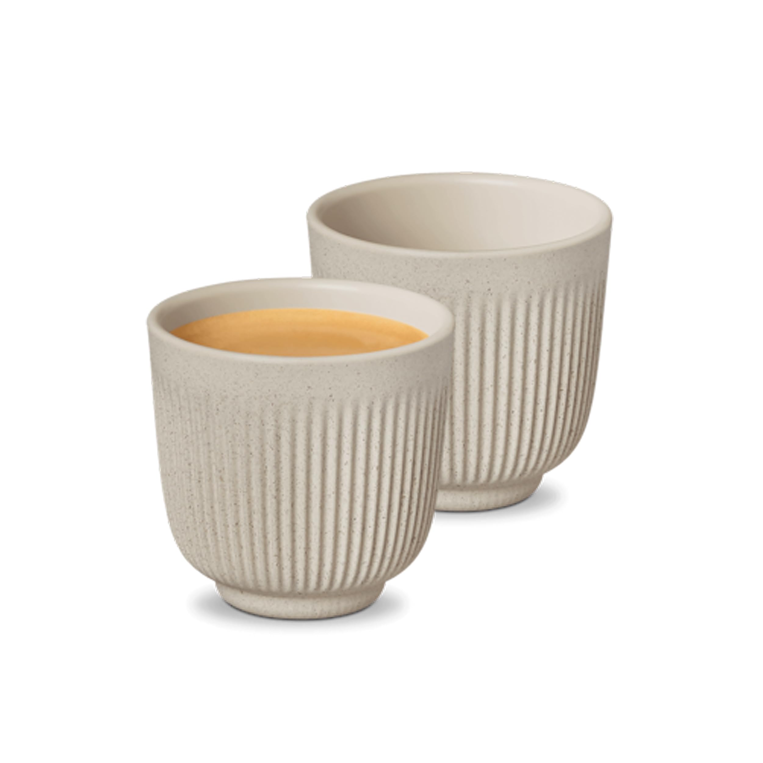 Nespresso LOOP Espresso Tassen Set (2 x 80ml), moderne Coffee Cups aus 30%  Kaffeeschalenresten, spülmaschinenfest, bruchsicher, elegant in beige :  Amazon.de: Küche, Haushalt \u0026 Wohnen