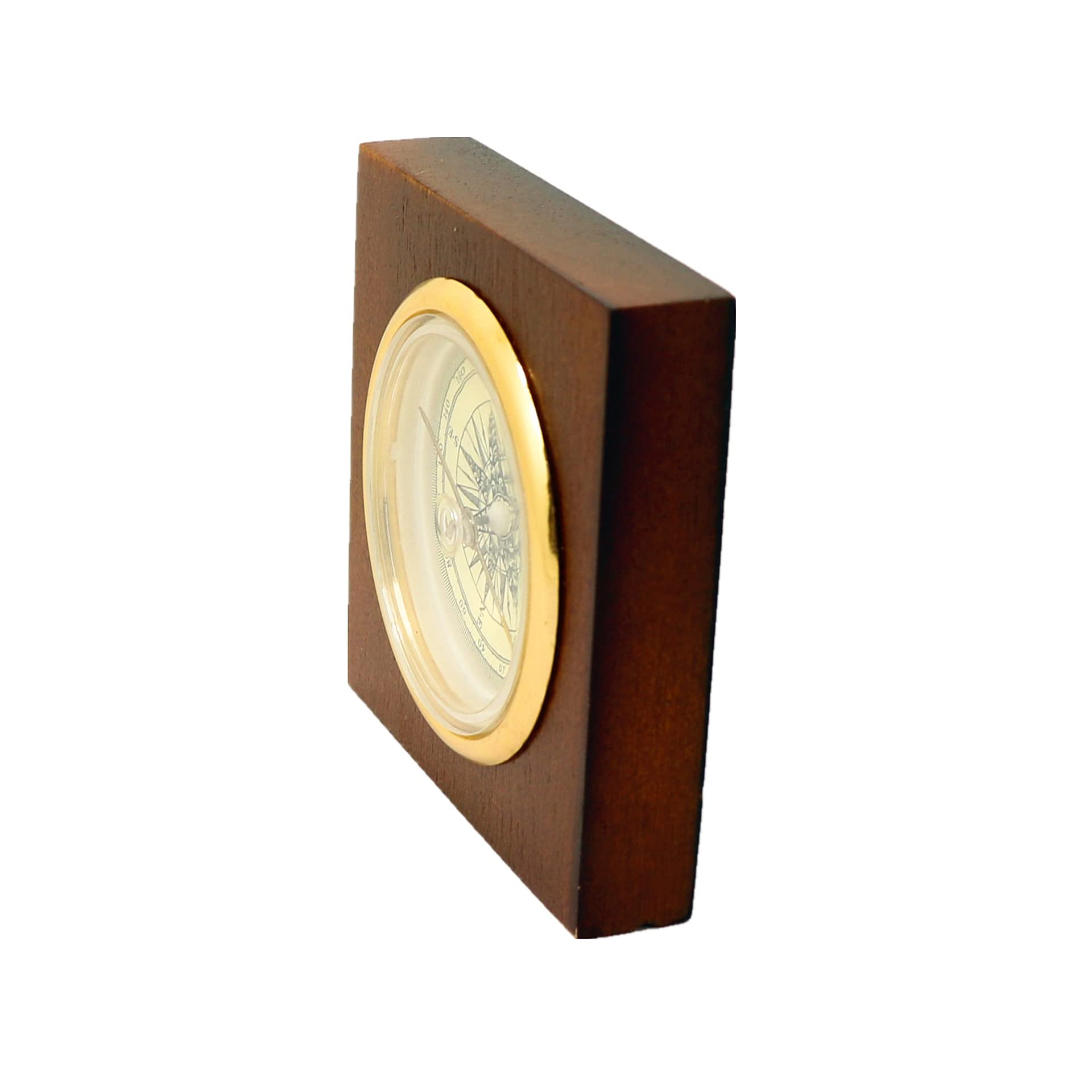 Bussola in Legno Antico - Scatola in Lega di Alluminio con Regalo