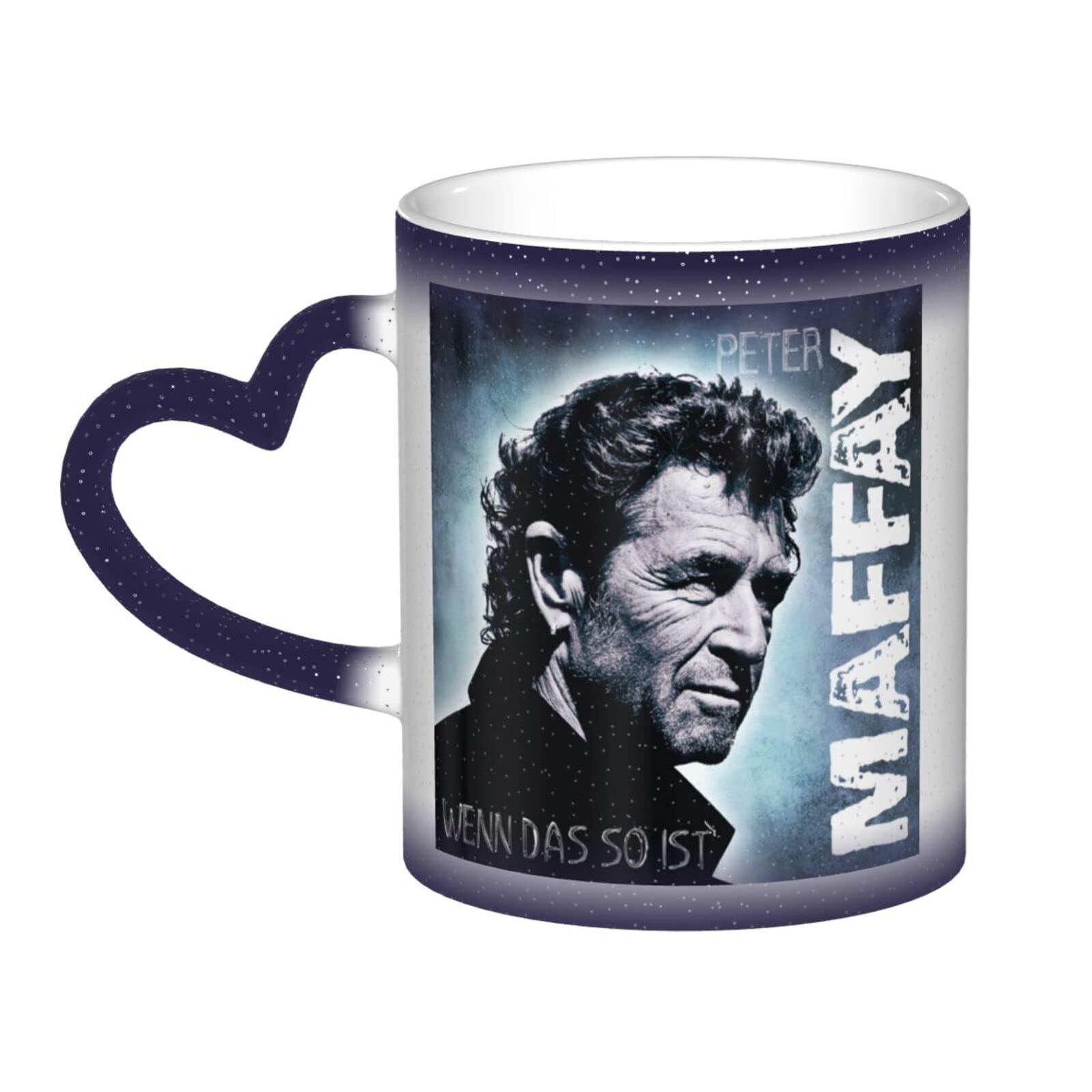 Peter German Farbwechsel-Tasse – „In The Sky“ Motiv, 13 Unzen (ca. 385 Ml) | Wärmeempfindliche Keramik, Spülmaschinenfest