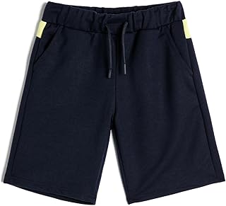 شورت بجيوب ورباط للأولاد من كوتون، قطعة واحدة