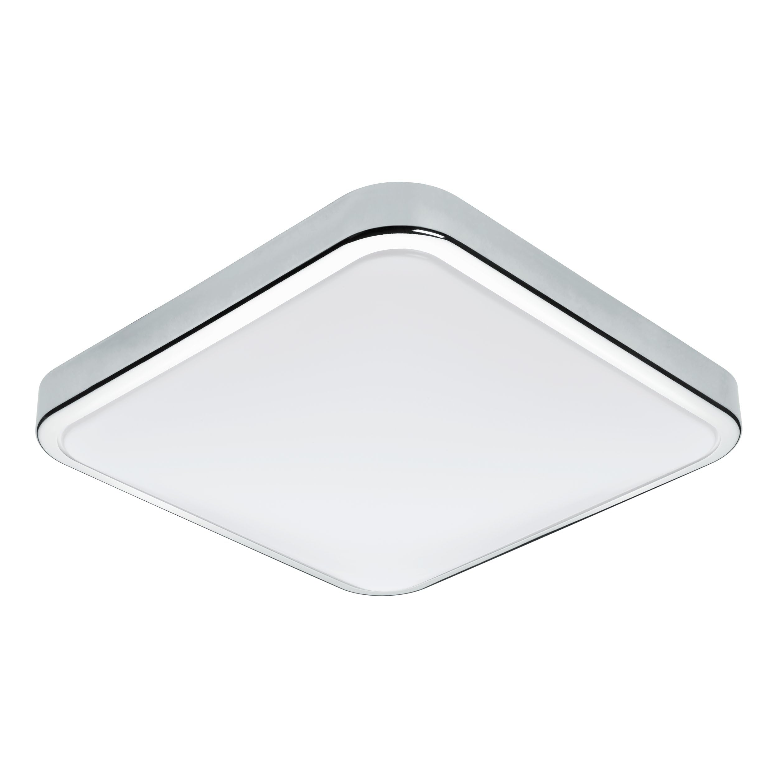 Eglo Manilva 1 Chrome & Steel Wall Light in Metallic Silver