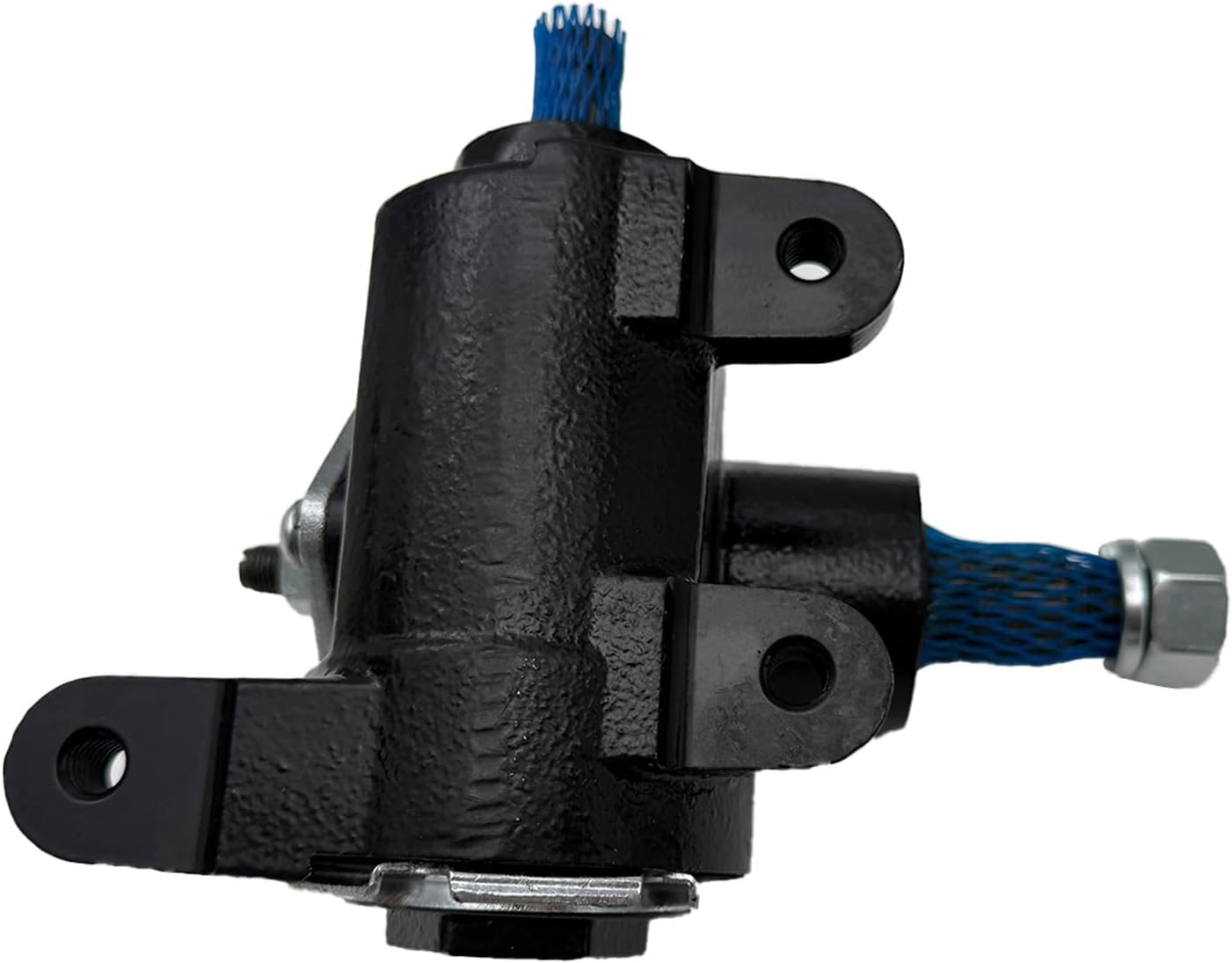 BST BSSP Vega Steering Box + Pitman Arm Black U-Joints & Bracket + 36" DD (3/4"DD) Steering Shaft Kit