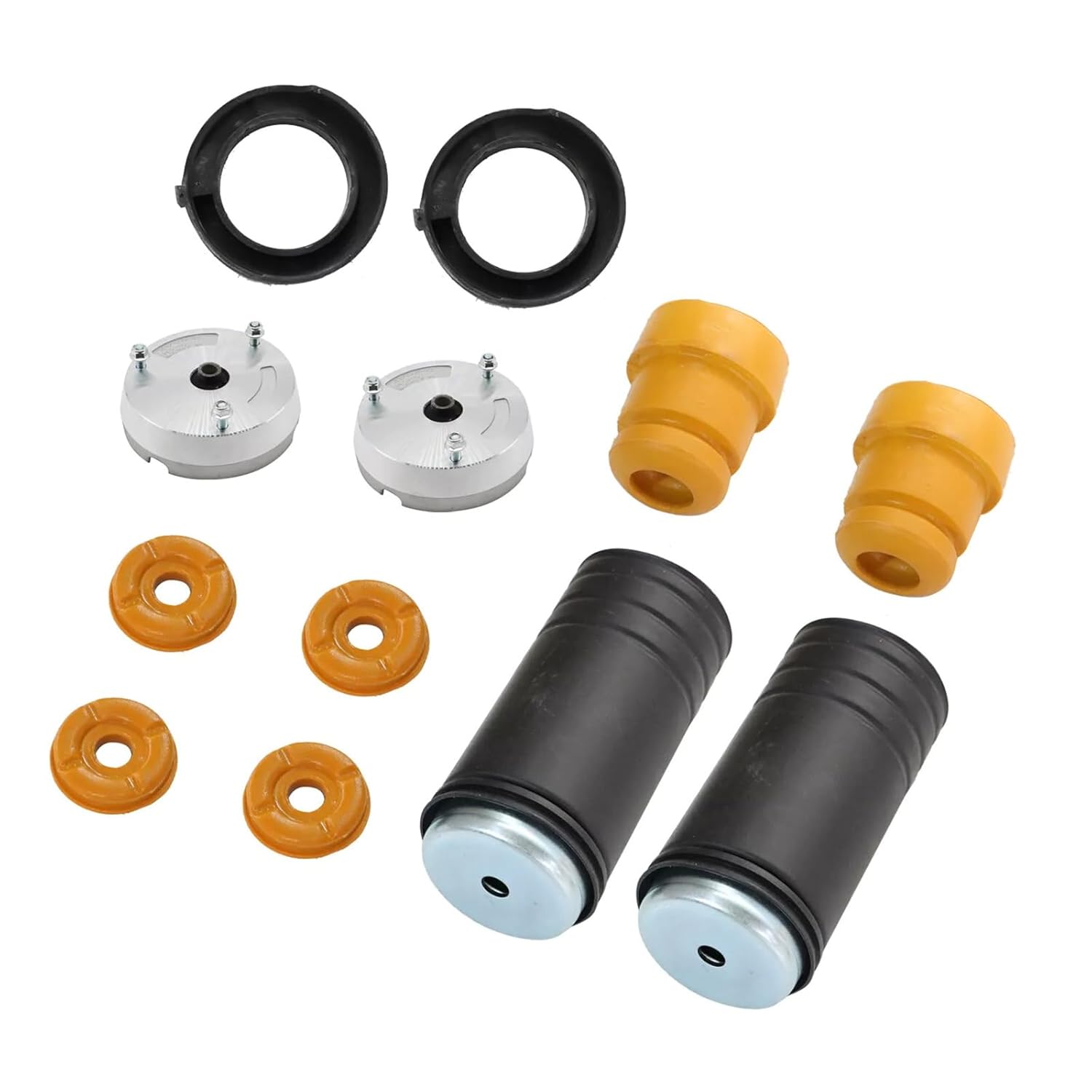 Front Shock Strut Top Mounts Support Upper Lower Bump Stop Replacement for BMW X5 X6