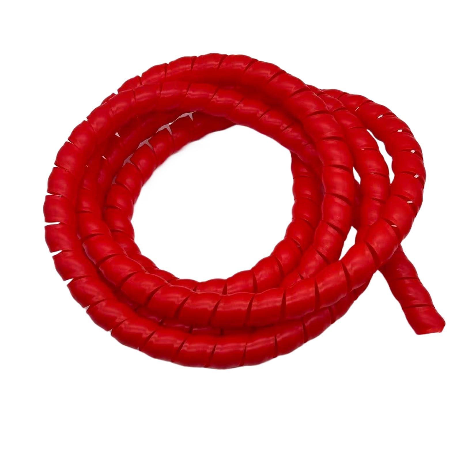 Manicotto flessibile a spirale da 16 piedi e 1,77 pollici, organizzatore di cavi, 5 metri x diametro interno 45 mm, copertura for tubi dell'aria condizionata Strumenti(Red)