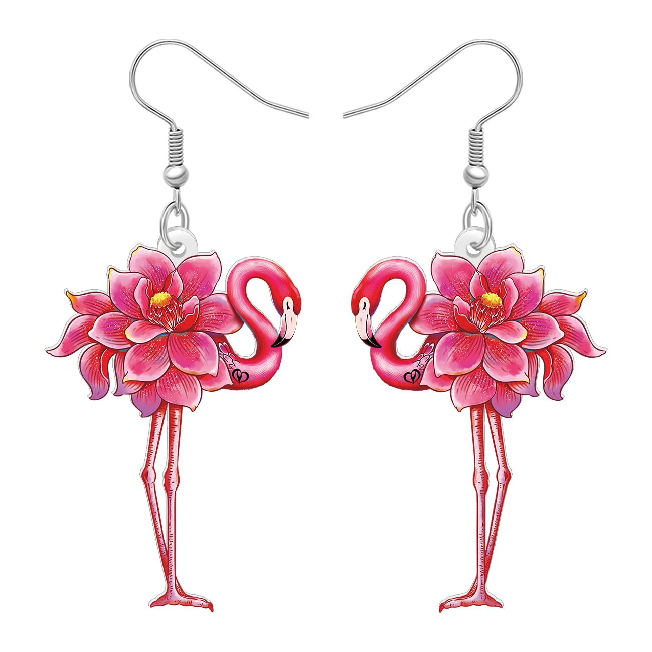 DUOWEI Cute Dackel Geschenke Floral Emaille Dachshund Halske