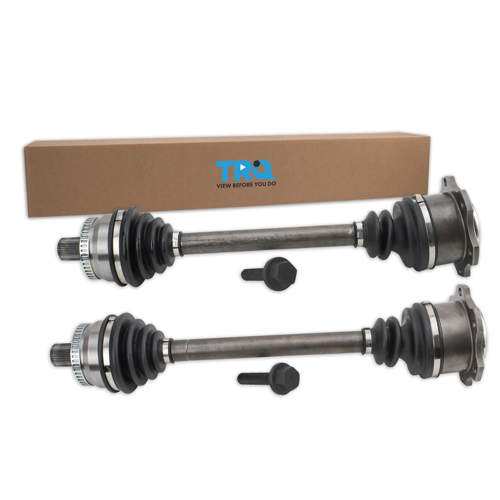 TRQ Front Driver &amp; Passenger Side CV Axle Assembly Set