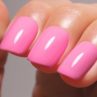 Imtiti Gel Nail Polish, 15ml Deep Pink Color, LED Nail Polish, DIY at Home