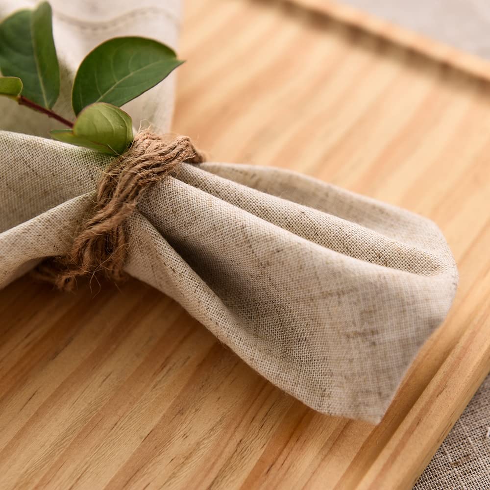 12 unids servilletas de mesa tela servilletas de tela de algodón para platos cena para fiesta de boda Hemstitch lino servilletas de mesa hogar