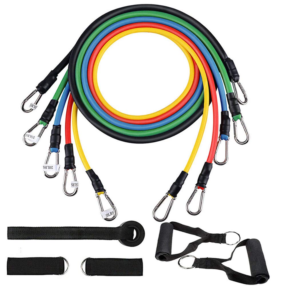 Liangzi Resistance Bands Resistance Bands Set, Workout Bands Recredo, Exercise Bands with Door Anchor,Legs Ankle Straps for Muscle Training, Physical Therapy, Shape Body, Home Workouts