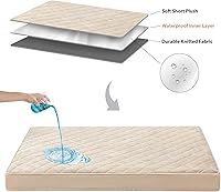 Vista 6 de WNPETHOME Camas ortopédicas XL para perros grandes, impermeables, extra grandes, con funda extraíble y lavable, cama para jaula de perro