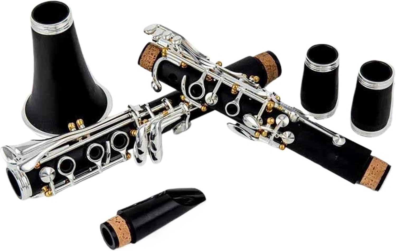 Professional Wooden Bakelite Wind Bb Clarinet Instrument With Box