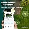 8-Zone WiFi Smart Sprinkler Controller, Indoor or Outdoor Install, IP54 Weather Resistant, App Based Irrigation Timer, Rain Aware Auto Skip, No Required Subscription, Sensor Ready
