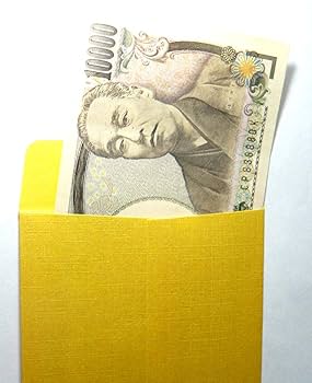 Amazon | 【Amazon.co.jp 限定】和紙かわ澄 金色 黄金色 金封 万