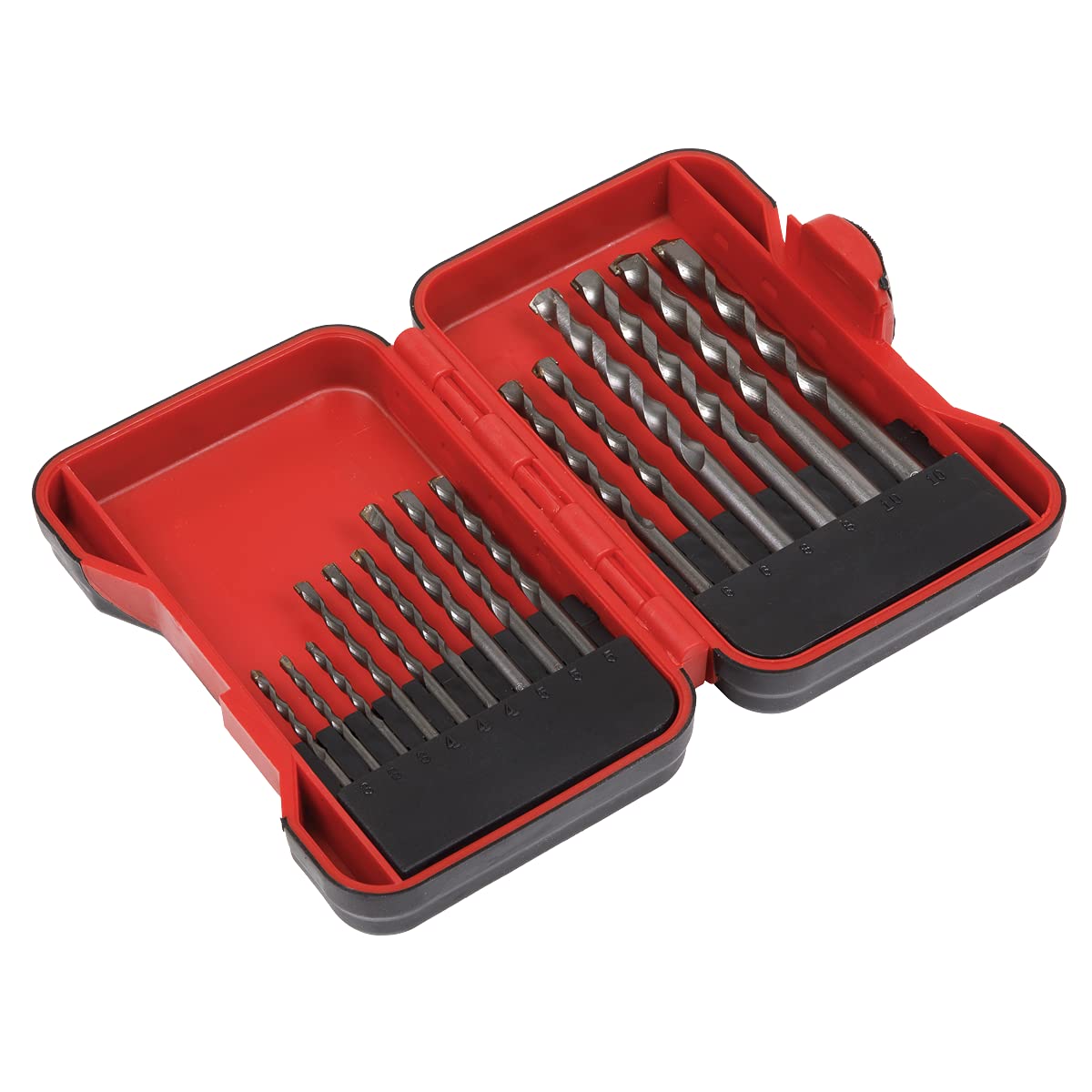 Sealey Masonry Drill Bit Set 15Pc Ak3715m 5054630012105