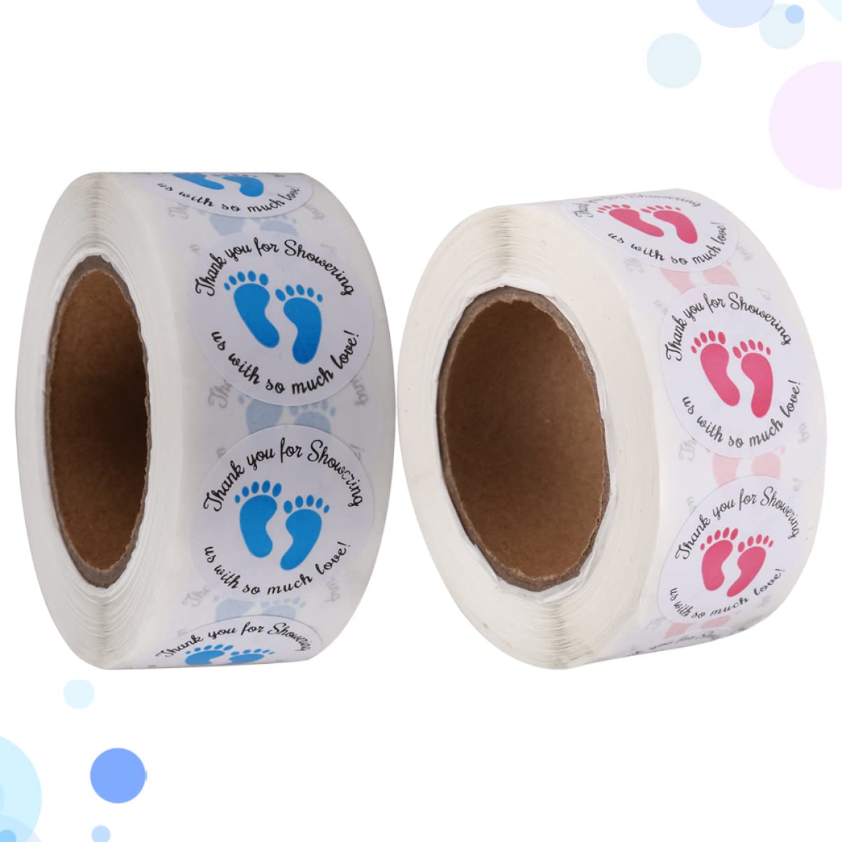 Alipis 3 Set Di Decorazioni Per Baby Shower Kit Di Impronte Etichette Adesive Adesivi in ​​2 Pezzi * 3