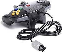 Vista 5 de miadore 4 Pack Classic N64 Controller, Wired Classic N64 Gamepad with Upgraded Joystick(Non PC USB Version) (BlackGrayRedBlue)