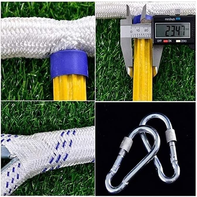 Échelle de secours capacité 420 kg évacuation rapide avec crochets