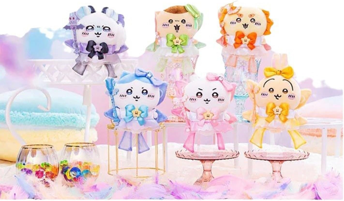 Chikawa Plush Keychain for Backpack, Kawaii Usagi Plush Keychain Accessories Purse Charm Pendant Gift for Women - Image 4