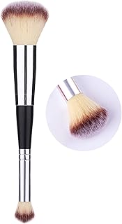 Foundation Brush for Liquid Makeup,2-in-1 Contour Brush,Concealer Brush,Makeup Brush for Buffing Blending Sculpting Highlight Contouring,Double Ended Makeup Brush