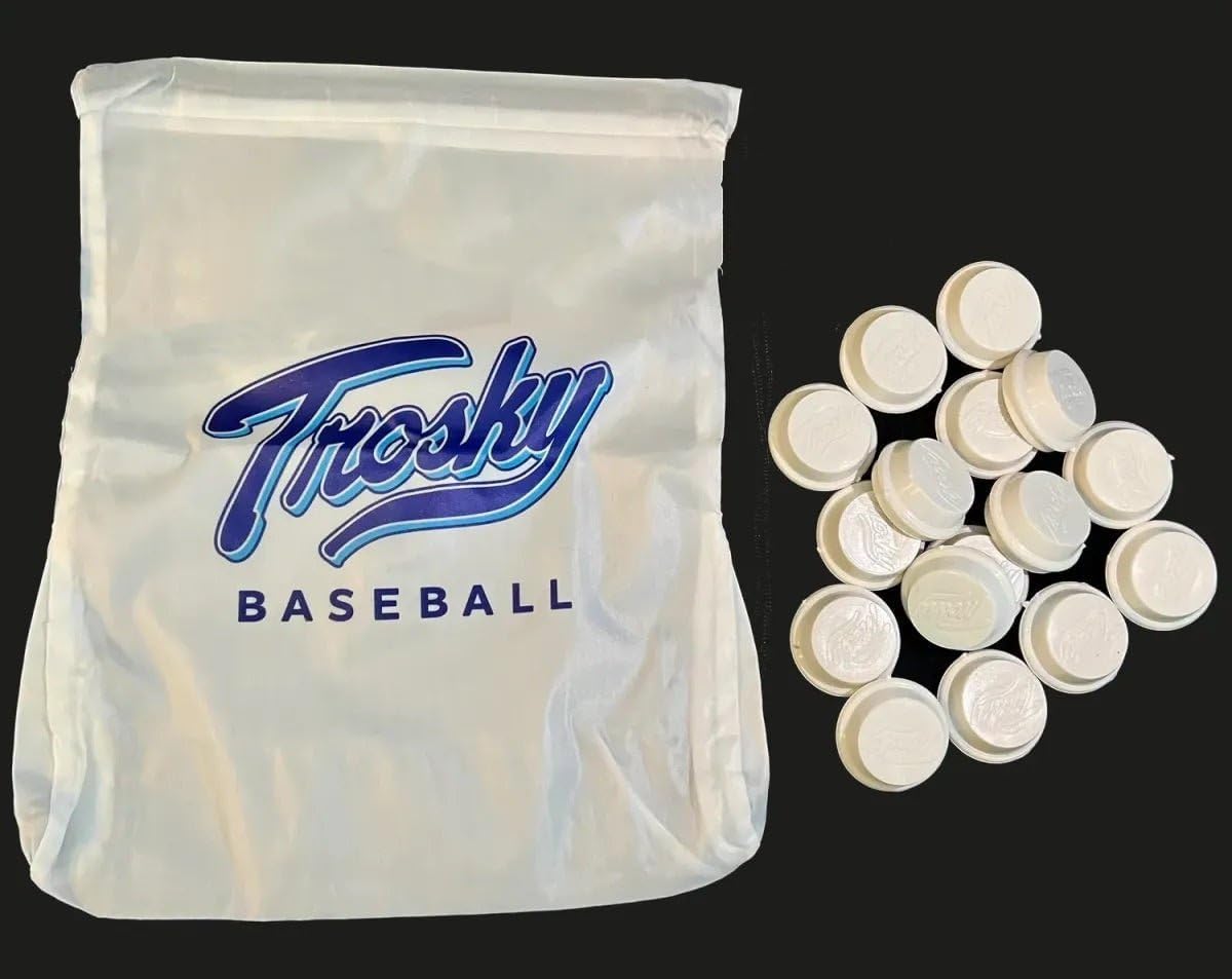 Trosky Vitilla Training Disks – Dominican-Style Street Baseball Game for Hand-Eye Coordination, Reaction Speed & Infield Skill – Baseball & Softball Training Aid for All Ages
