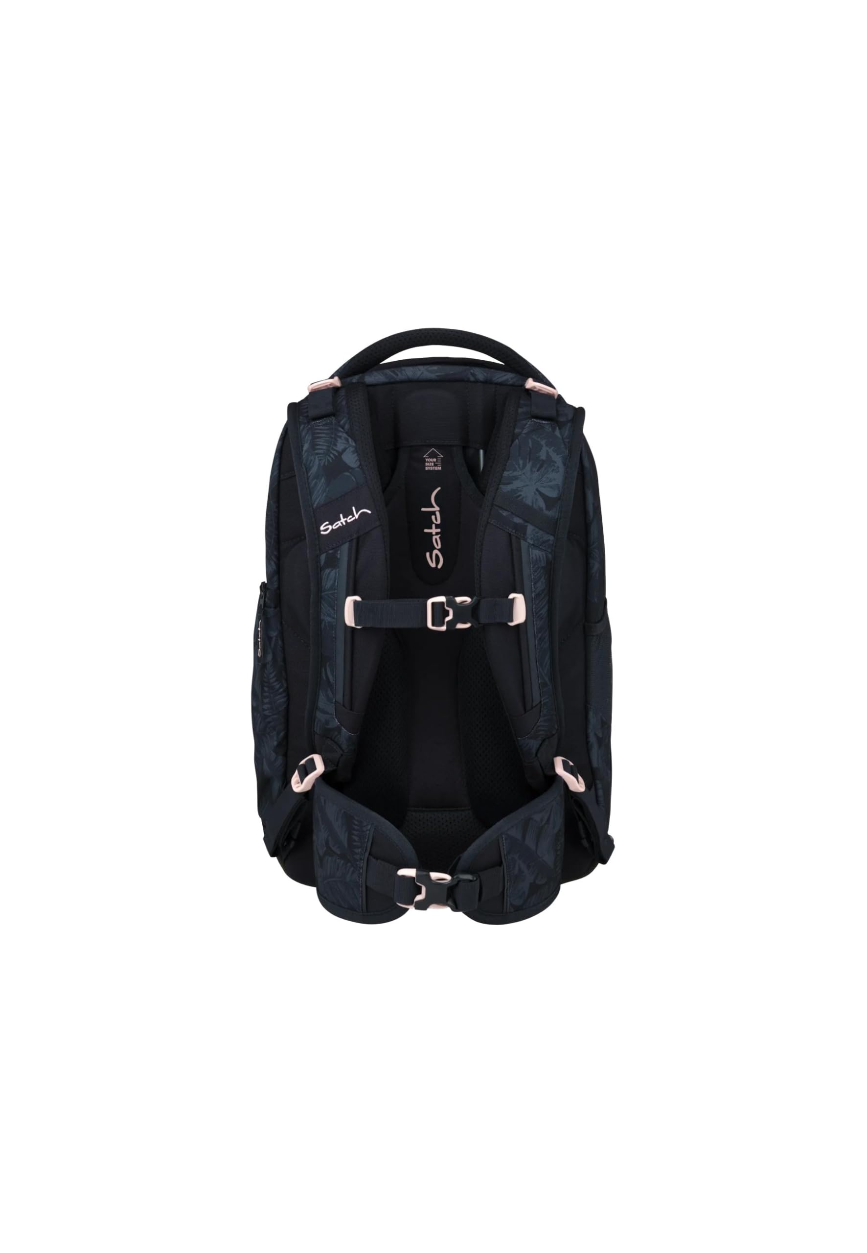 Satch Match ab 5. Klasse, ergonomisch, 35 L Stauraum, standfest, Organisationstalent Midnight Jungle - Blau