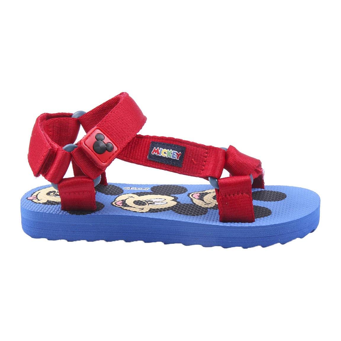 CERDÁ LIFE'S LITTLE MOMENTS Sandales de Plage à Scratch pour Garçon Imprimé avec des Personnages de Mickey | Licence Officielle Disney, Sandal, Bleu,