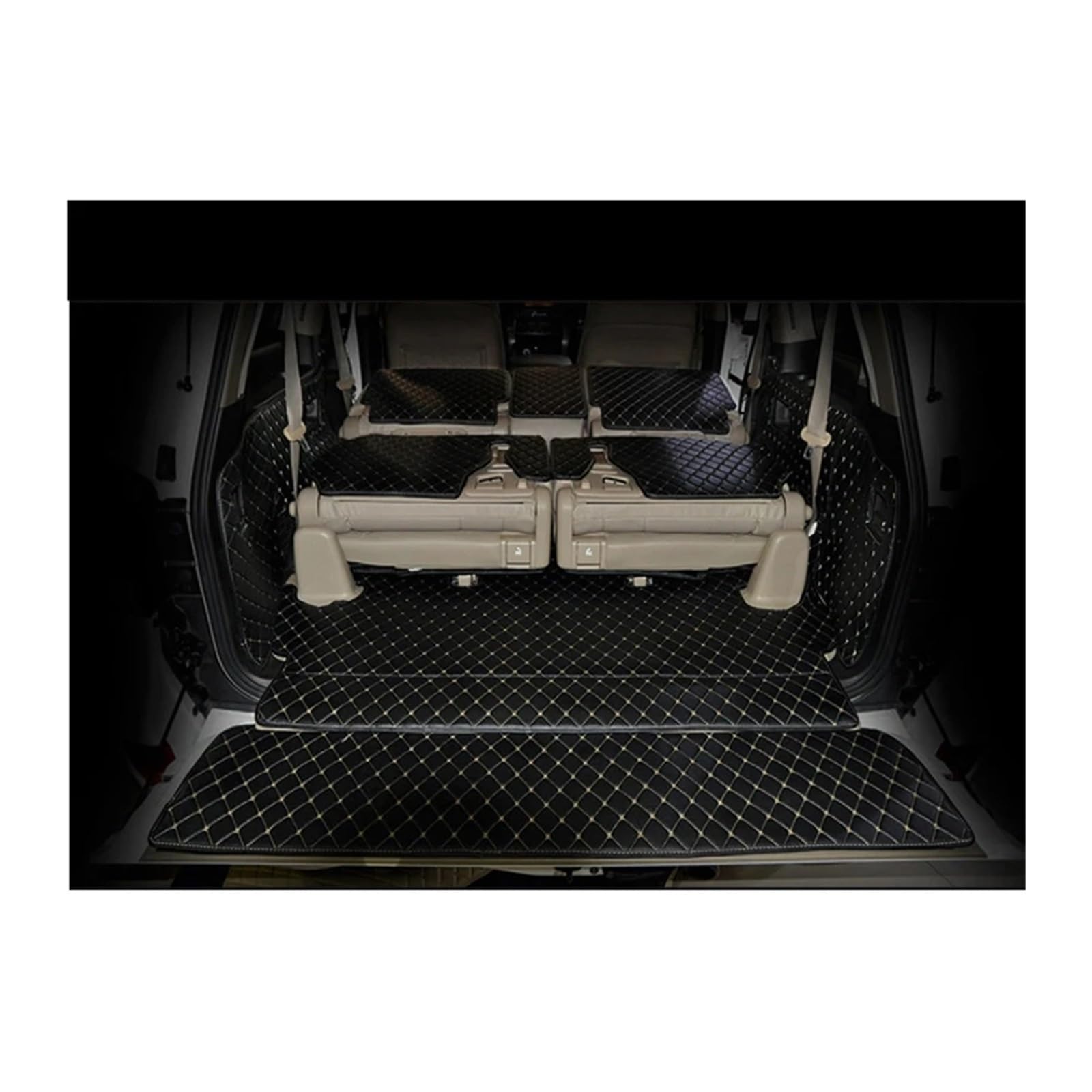 Do Lexus LX 570 7 Miejsc 2020-2007 Mata Bagażnika wykładzina cargo