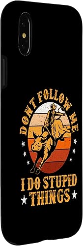 Miniatura 9 de Carcasa vintage para iPhone XS Max Don't Follow Me I Do Stupid Things