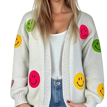トップス Ameri LITTLE FUNNY FACE KNIT CARDIGAN Ameri LITTLE FUNNY FACE KNIT CARDIGAN | eBay
