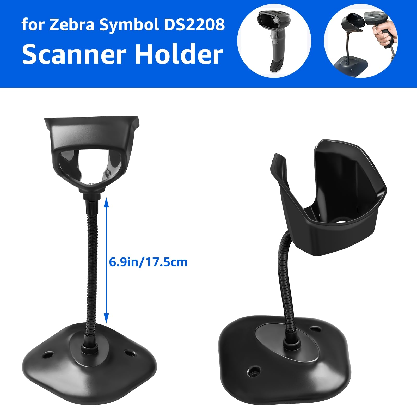 Supporto universale per scanner di codici a barre per Symbol Zebra DS2208 DS2278 DS4308 DS4608 DS8108 DS2208 supporto (2)