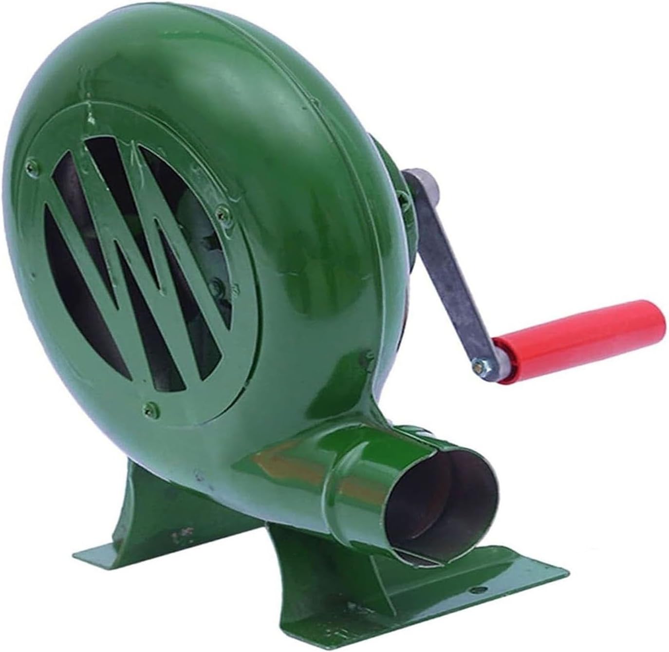 Manual Barbecue Fan Popcorn Blower - Heavy Duty Forge Hand Blower, Outdoor BBQ Air Blower, Hand Crank Flame Starter (350W)