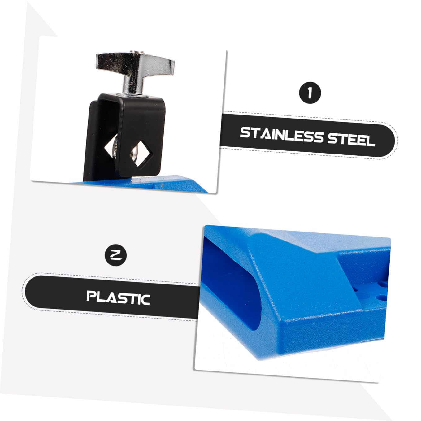 Cowbell Musicale Professionale Strumento Di Percussione Con Design Unico Facile Da Installare Suono e Delicato Per Musicisti e Insegnanti Di Musica Accessorio Per Batteristi e