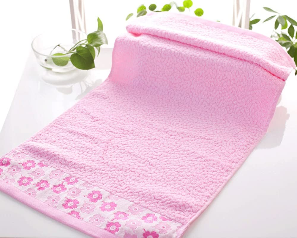 Serviette en fibre de bambou visage fleur de prunier lot doux