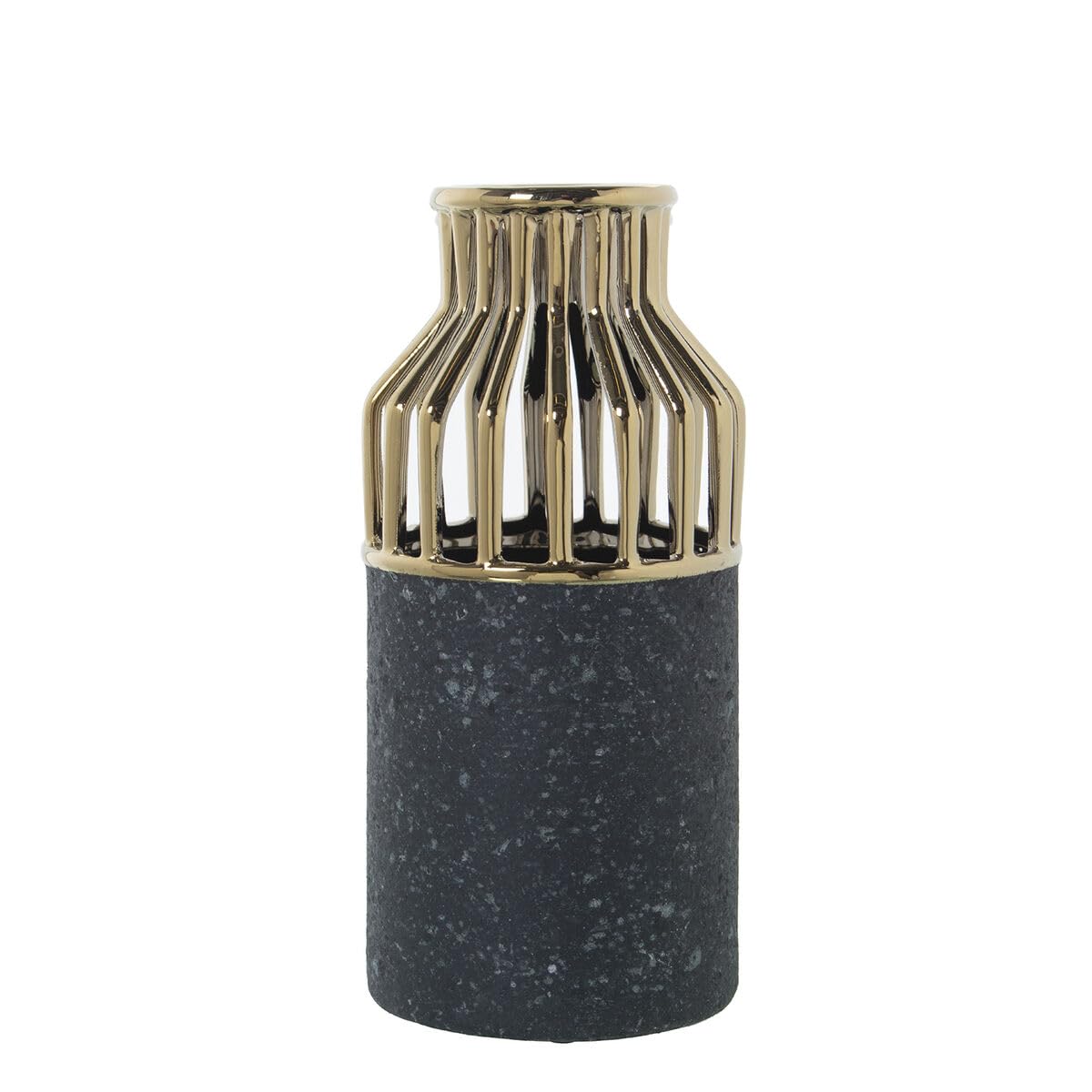 Alexandra House Living Ceramic Grey Vase 13 x 28 cm
