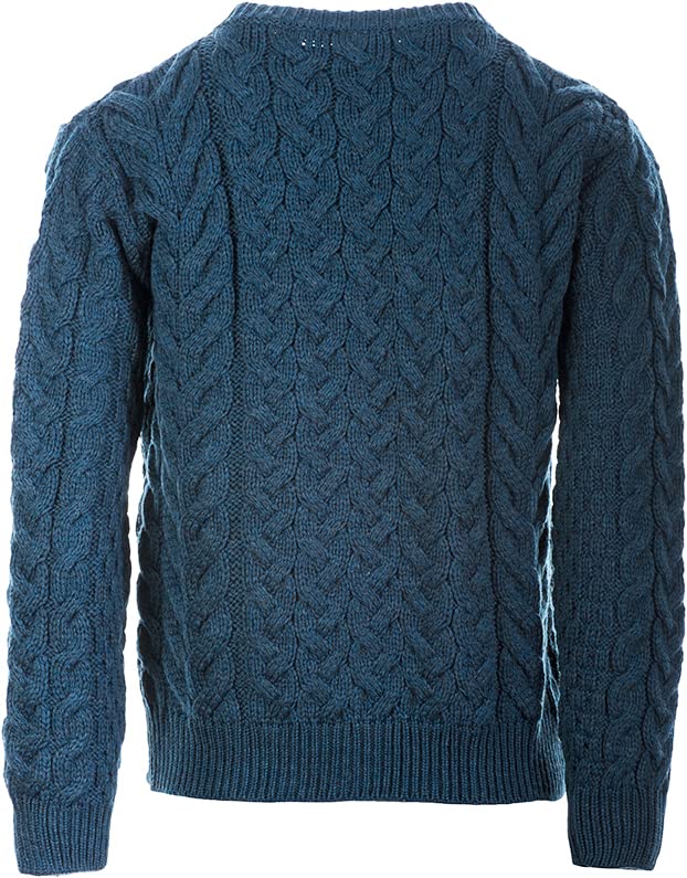 Image of Irish Cardigan Sweater for Women Made in Ireland Supersoft Aran Merino Wool Lumber Jacket