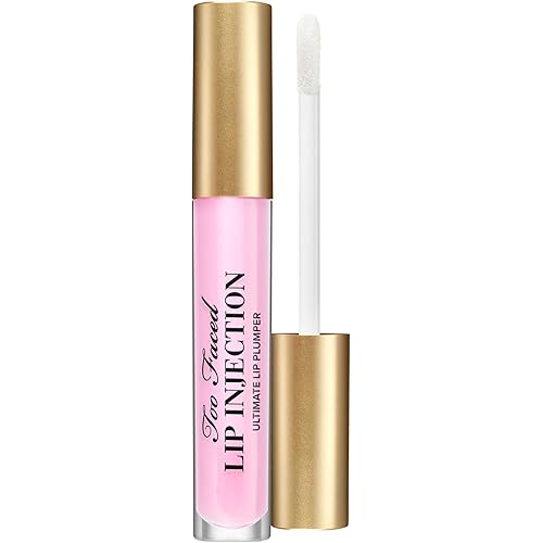 Too Faced Lip Injection Plumping Lip Gloss | Volumizing, Glossy Plumping Tint | Vitamin E + Avocado Oil, 0.14 Fl Oz