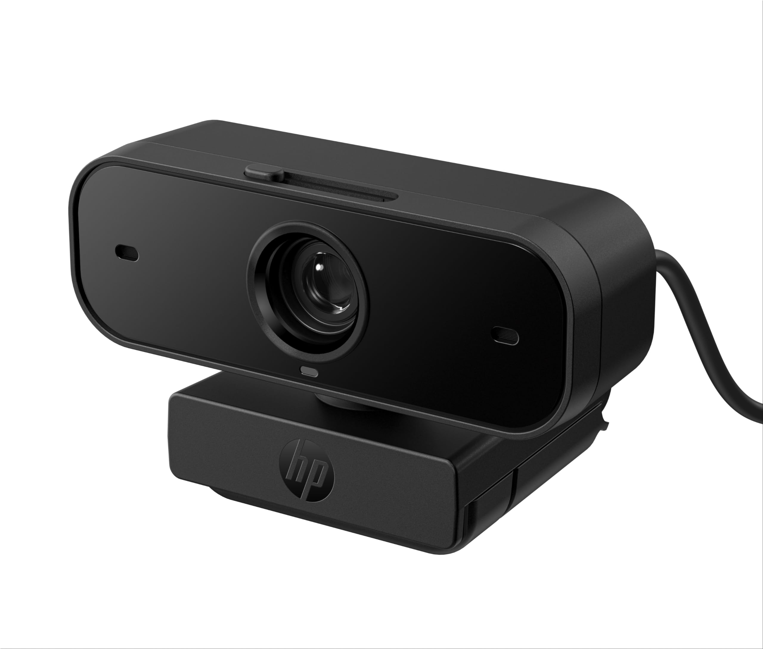 HP Kamera internetowa 430 FHD 1080p, automatyczna ostrość, obrót o 360°, pole widzenia do 85°, podwójny mikrofon z redukcją szumów, kompatybilny z powiększeniem, pokrywa prywatności, czarny