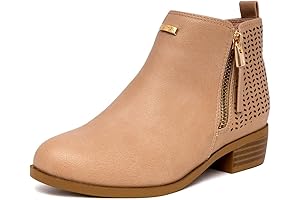 Kids Girls Ankle Booties, Stylish Winter Dress Booties