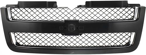 Rejilla delantera 2006-2009 para Chevrolet Trailblazer pintura a juego con carcasa e inserto cromado apertura moldeo LT modelo GM1200549 19121044