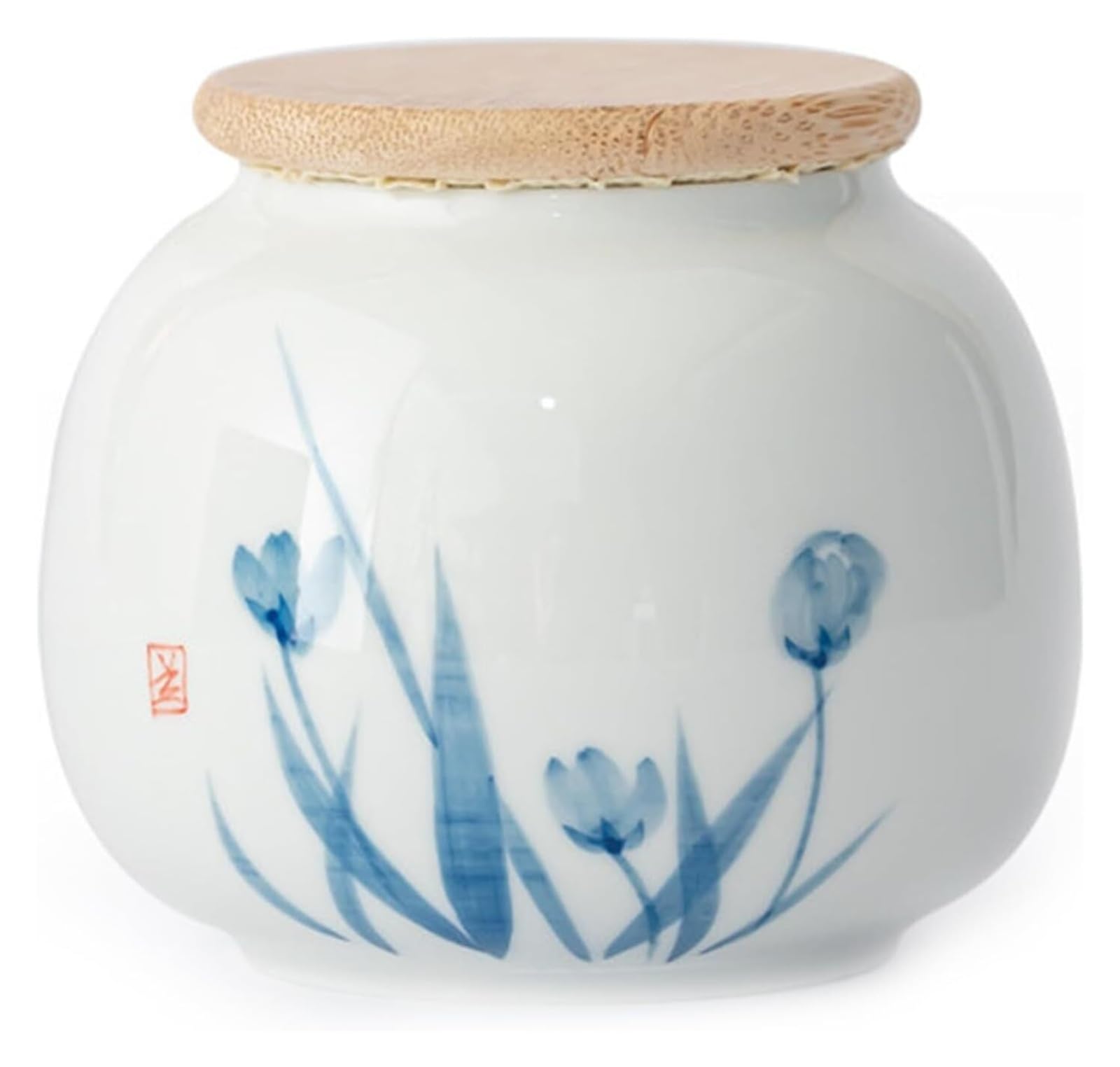DQZRTUECA Ceramic Tea Caddy Jar With Lid
